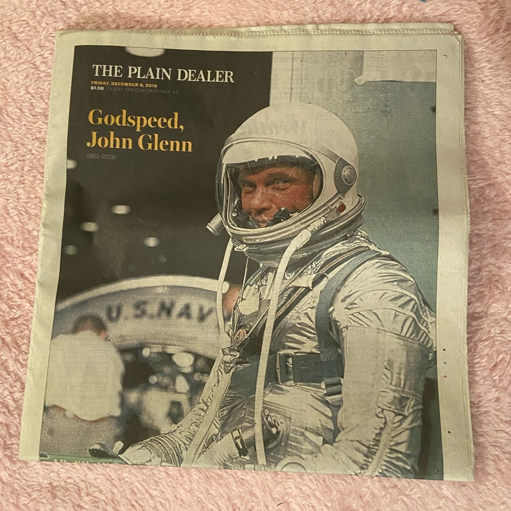 John Glenn’s Newspaper
